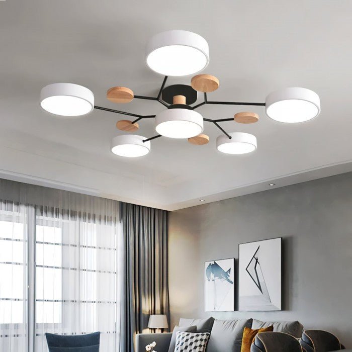 BowLift | Branching LED Ceiling Lamp - NordicGlow