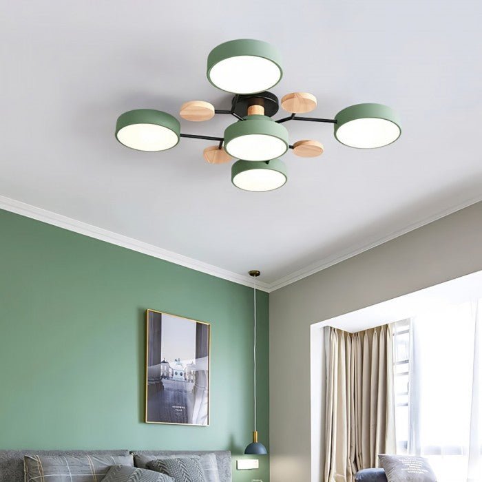 Branched LED Ceiling Lamp - NordicGlow | Bowlift