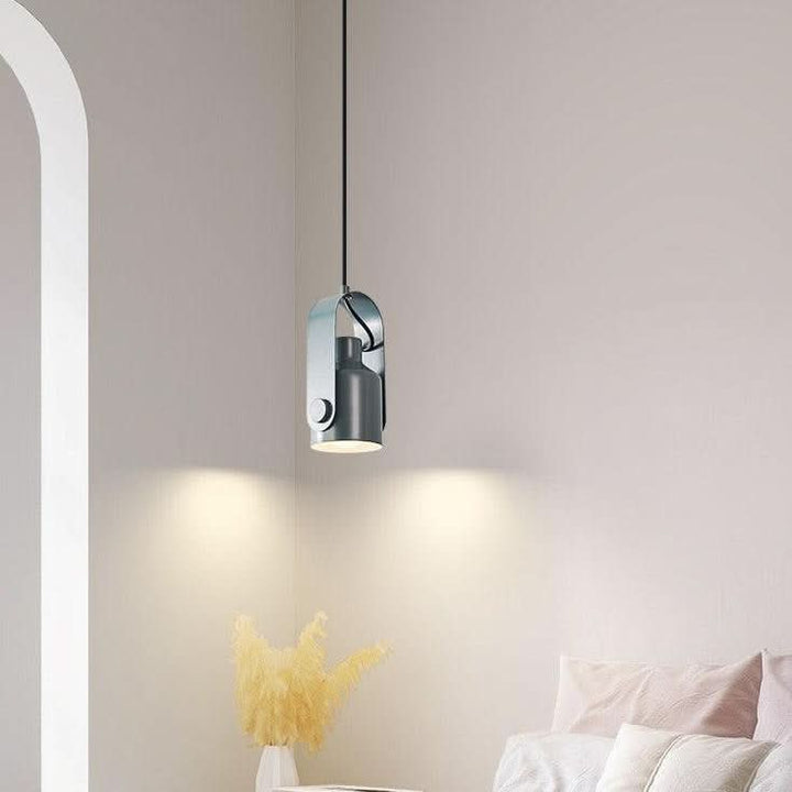 BowLift | Nordic Wood & Metal Pendant Spotlight – Minimalist Hanging Light