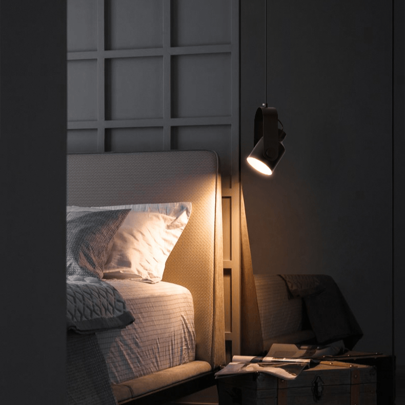 BowLift | Nordic Wood & Metal Pendant Spotlight – Minimalist Hanging Light