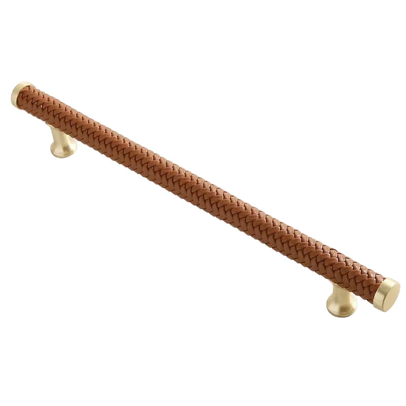 Nordic Leather Cabinet Handles Drawer Pulls for Wardrobe and Furniture | Bowlift