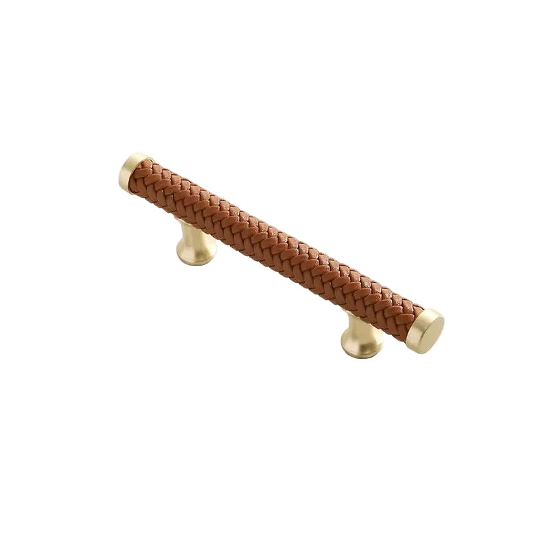 Nordic Leather Cabinet Handles Drawer Pulls for Wardrobe and Furniture | Bowlift