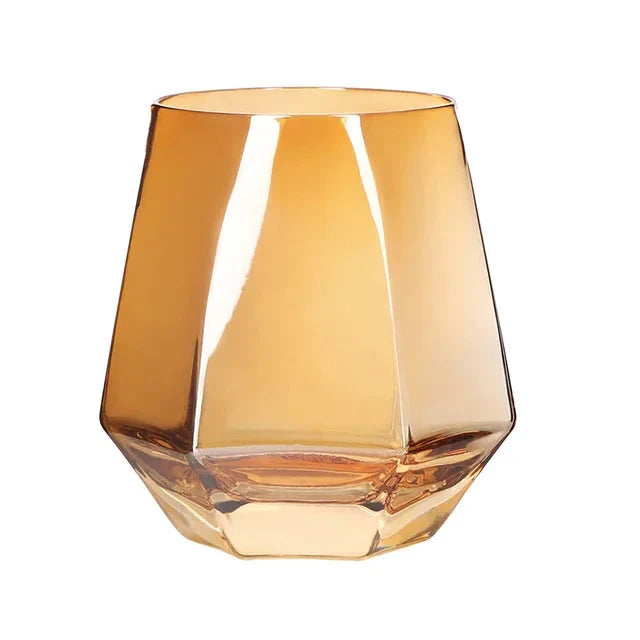 Nordic Prismatic Glass Carafe with Wooden Lid | Bowlift