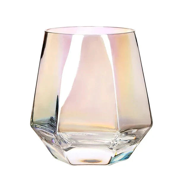 Nordic Prismatic Glass Carafe with Wooden Lid | Bowlift