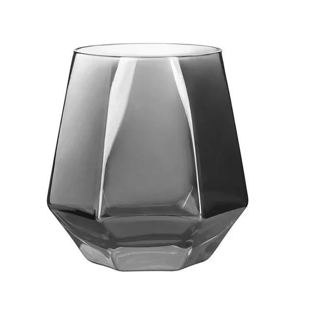Nordic Prismatic Glass Carafe with Wooden Lid | Bowlift
