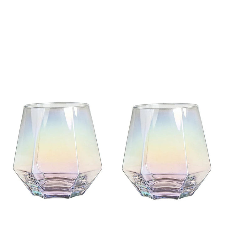 Nordic Prismatic Water Pots Glass Carafe Wooden Lid Decanter Glass | Bowlift