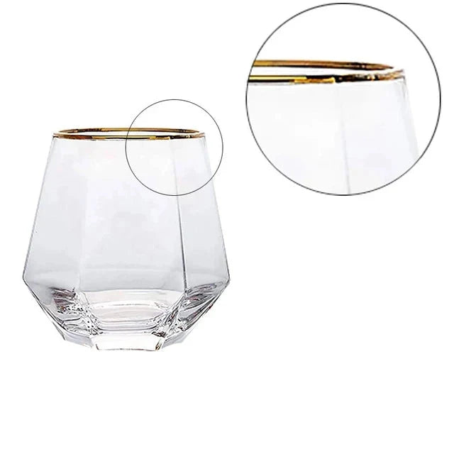 Nordic Prismatic Water Pots Glass Carafe Wooden Lid Decanter Glass | Bowlift