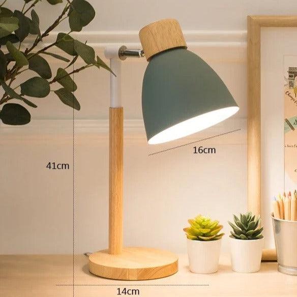 BowLift | Nordic Table Lamp | Wood, Iron
