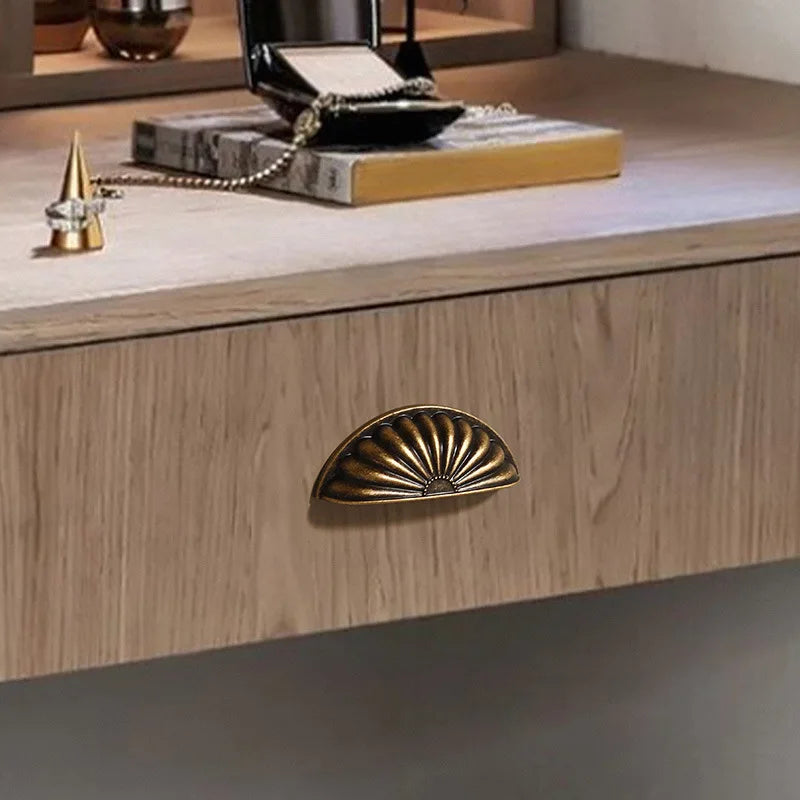 Nordic Vintage Bronze Cabinet Handle Furniture Hardware Drawer Cabinet | Bowlift