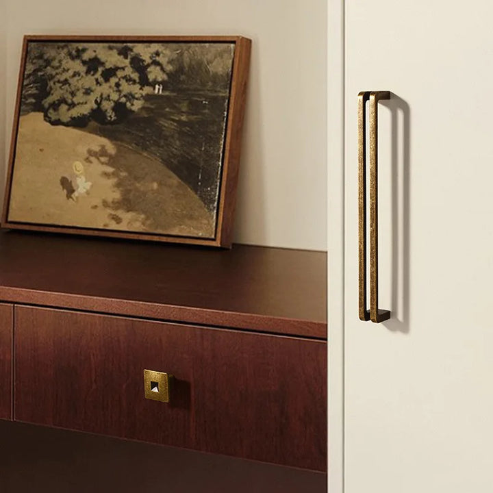 Nordic Vintage Bronze Cabinet Handle Furniture Hardware Drawer Cabinet | Bowlift