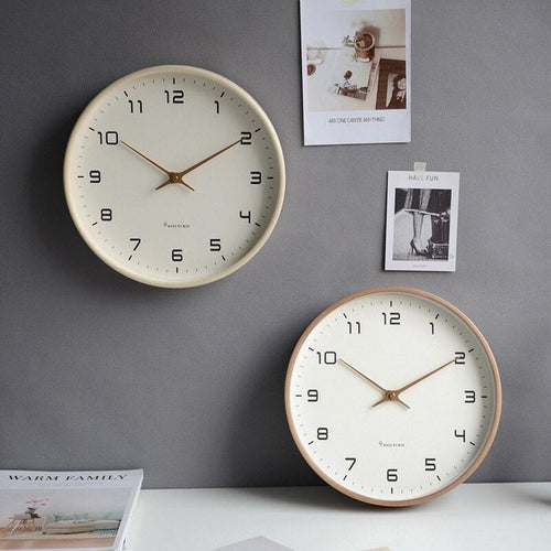 BowLift | NordicTimber – Wooden Wall Clock with Silent Movement