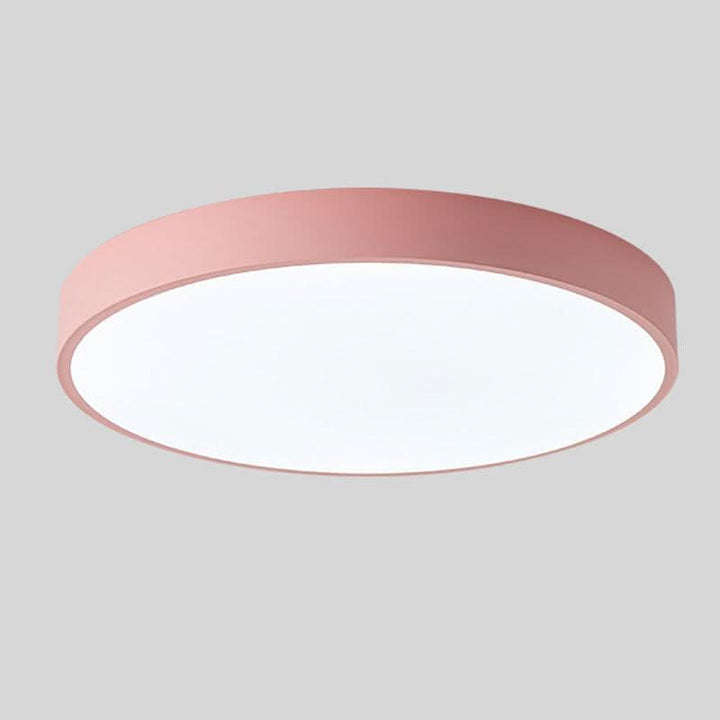 BowLift | Nordic Wood LED Ceiling Light – Macaron Design, 23–30cm