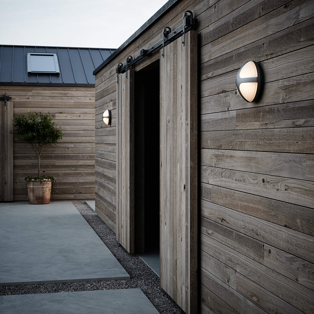 BowLift | Stylish Outdoor Sconce with Geometric Accent