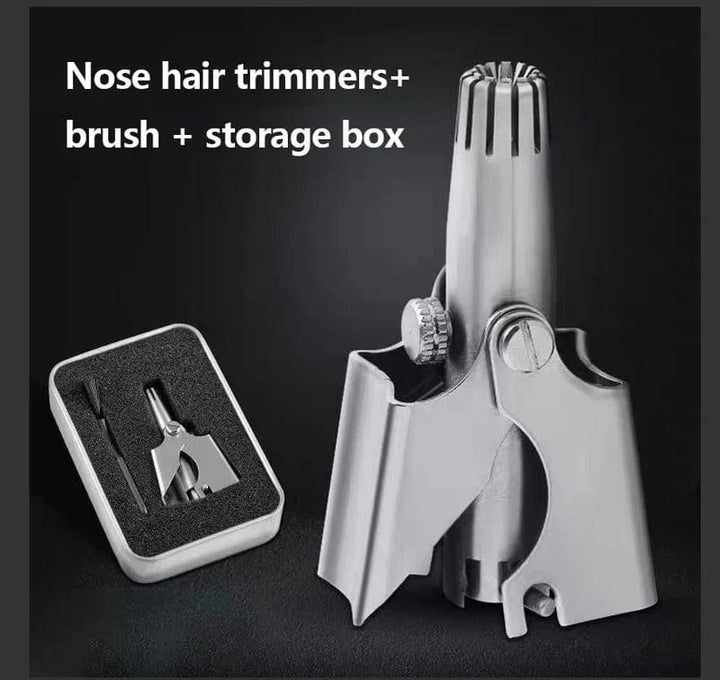 BowLift | Nose Hair Trimmer for Men Stainless Steel Manual Trimmer