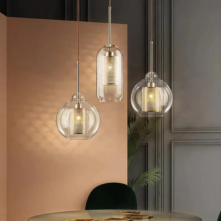 BowLift | UrbanBeam – Stylish Iron and Glass Hanging Light