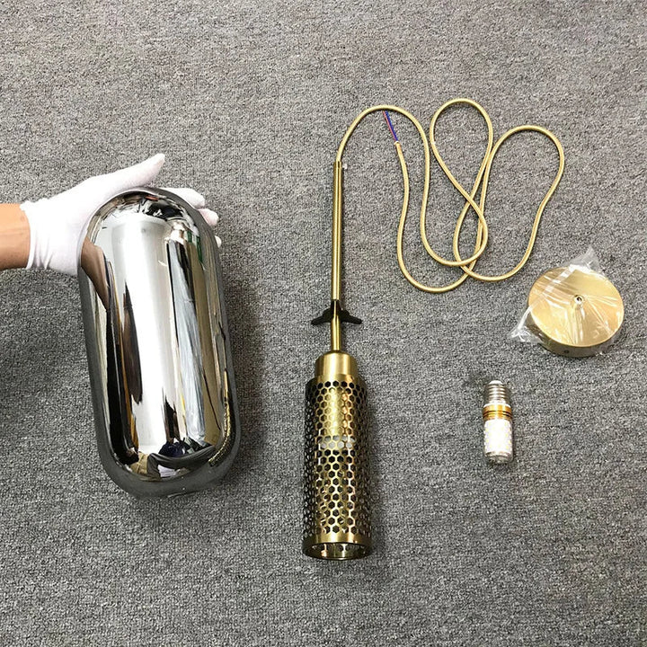 BowLift | UrbanBeam – Stylish Iron and Glass Hanging Light