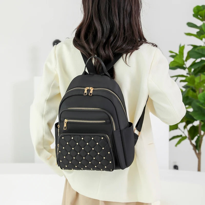 Lightweight Water-Resistant Nylon Backpack for Women – Travel & School | Bowlift