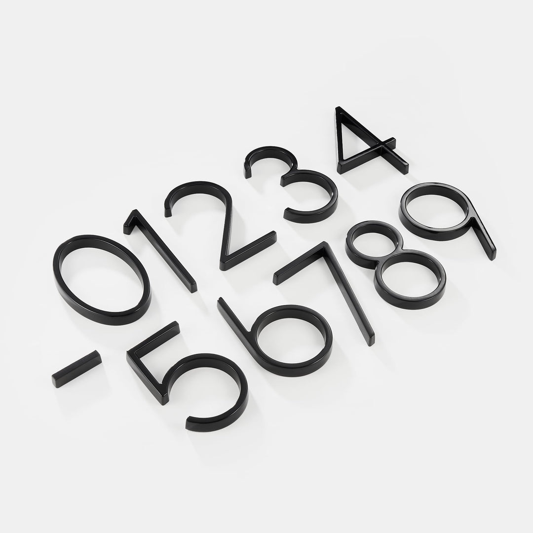 BowLift | Black house numbers