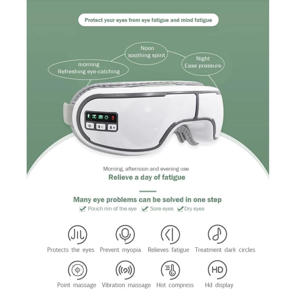 4-in-1 Multifunctional Eye Massage Glasses with Air Compression | Bowlift