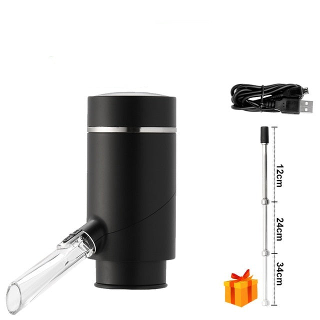 One Touch Electric Wine Aerator And Dispenser Quick Sobering Decanter | Bowlift