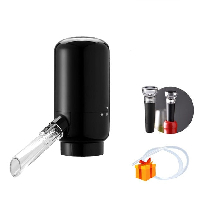 One Touch Electric Wine Aerator And Dispenser Quick Sobering Decanter | Bowlift