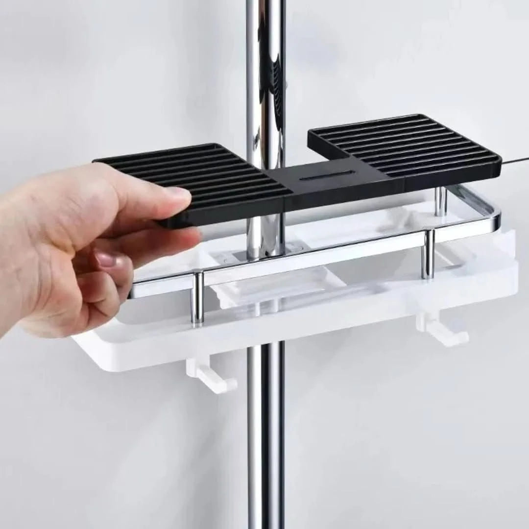 Clixor – Self-adhesive storage rack for shower without drilling | Bowlift