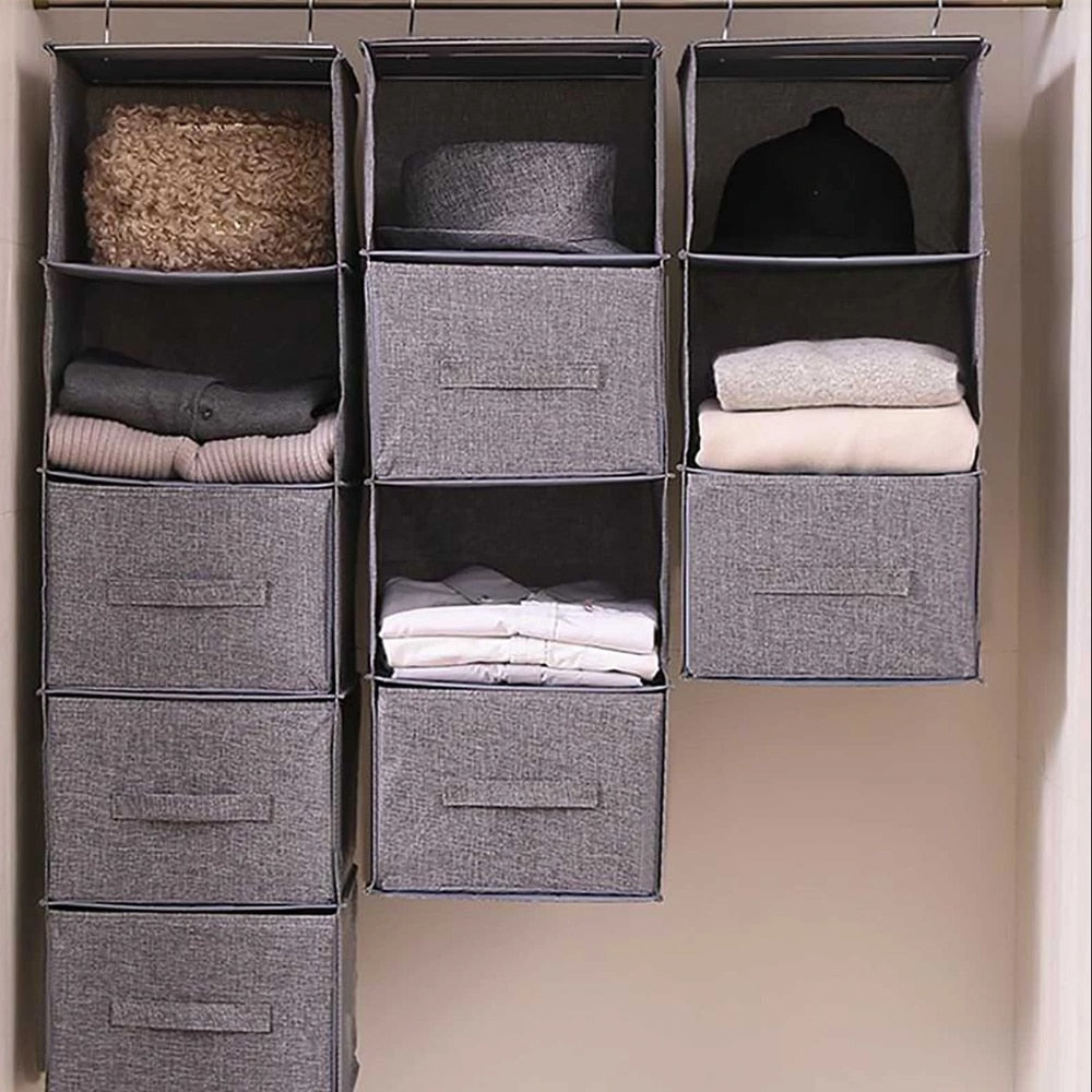 Fabric hanging storage 3 pieces - 6 parts | Bowlift
