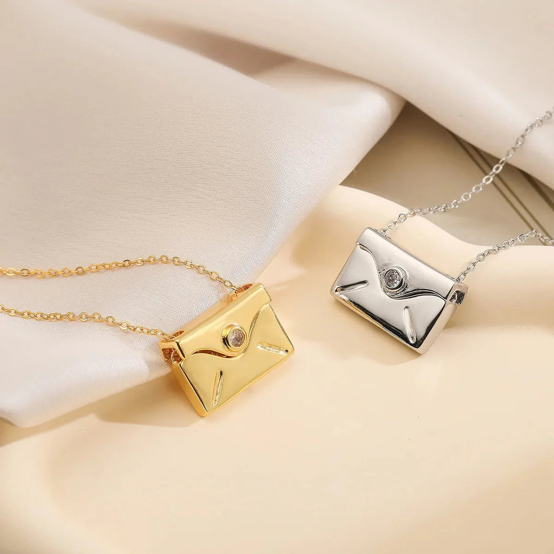 BowLift | Open & Close I Love You Envelope Necklace