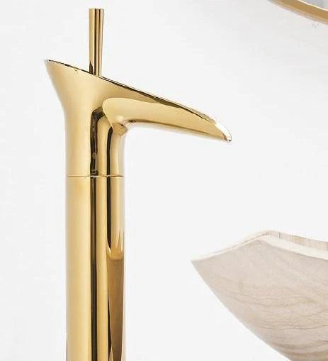 BowLift | Waterfall Antique Faucet Bathroom Sink Faucet Brass Sink Mixers