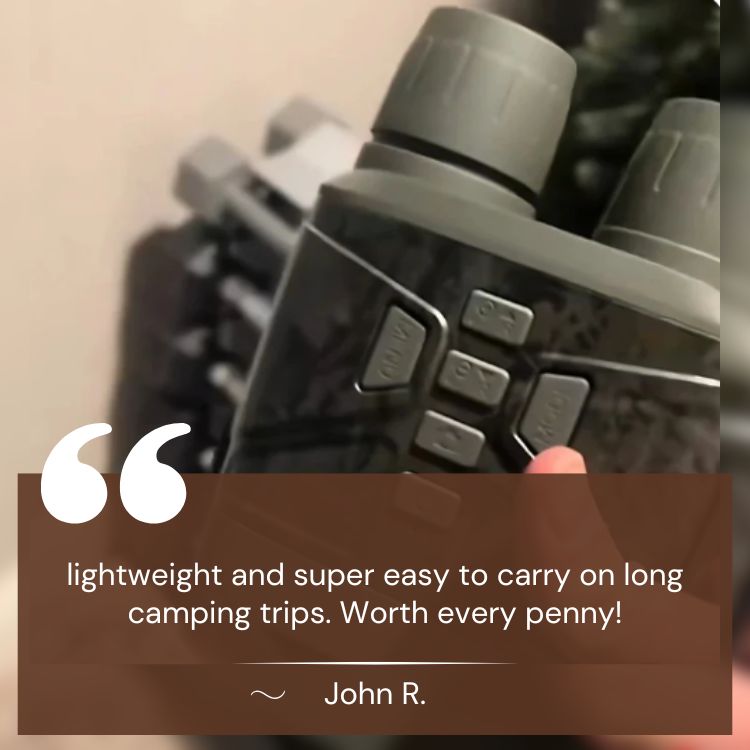 BowLift | Infrared Night Vision Binoculars | HD Clarity, 305m Range & Ideal for Wildlife Observation and Home Security