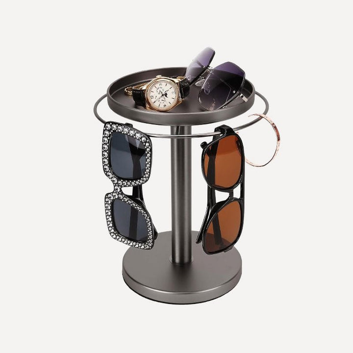BowLift | OPTITURN – 360° Rotating Glasses Stand with Compact Design & Versatile Functionality