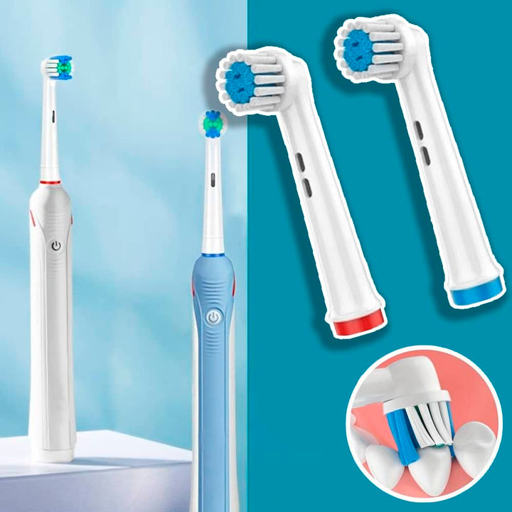 4 pieces. Toothbrush heads for Oral-B | Bowlift
