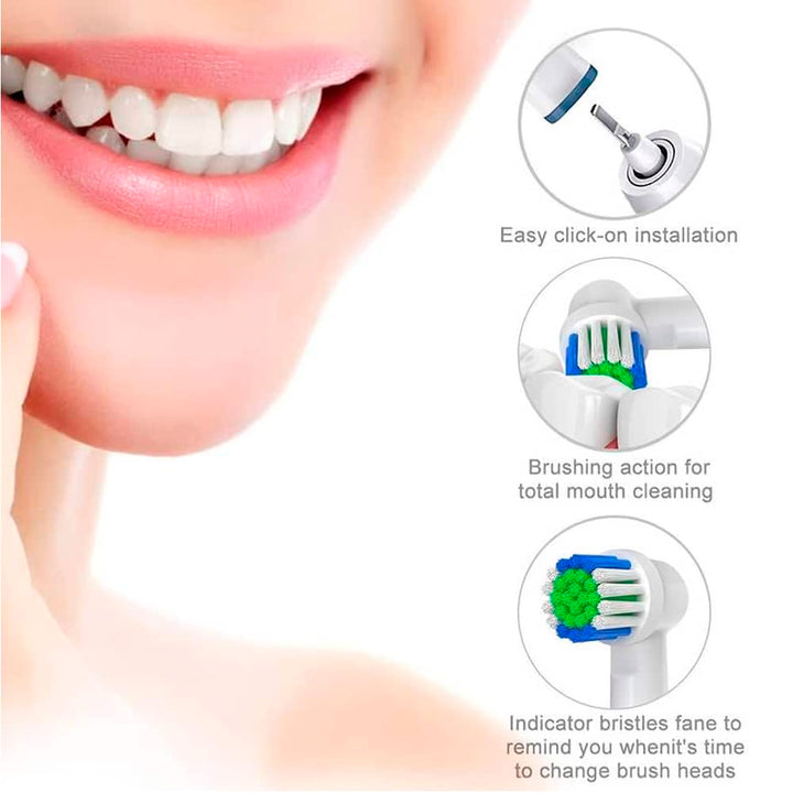 4 pieces. Toothbrush heads for Oral-B | Bowlift