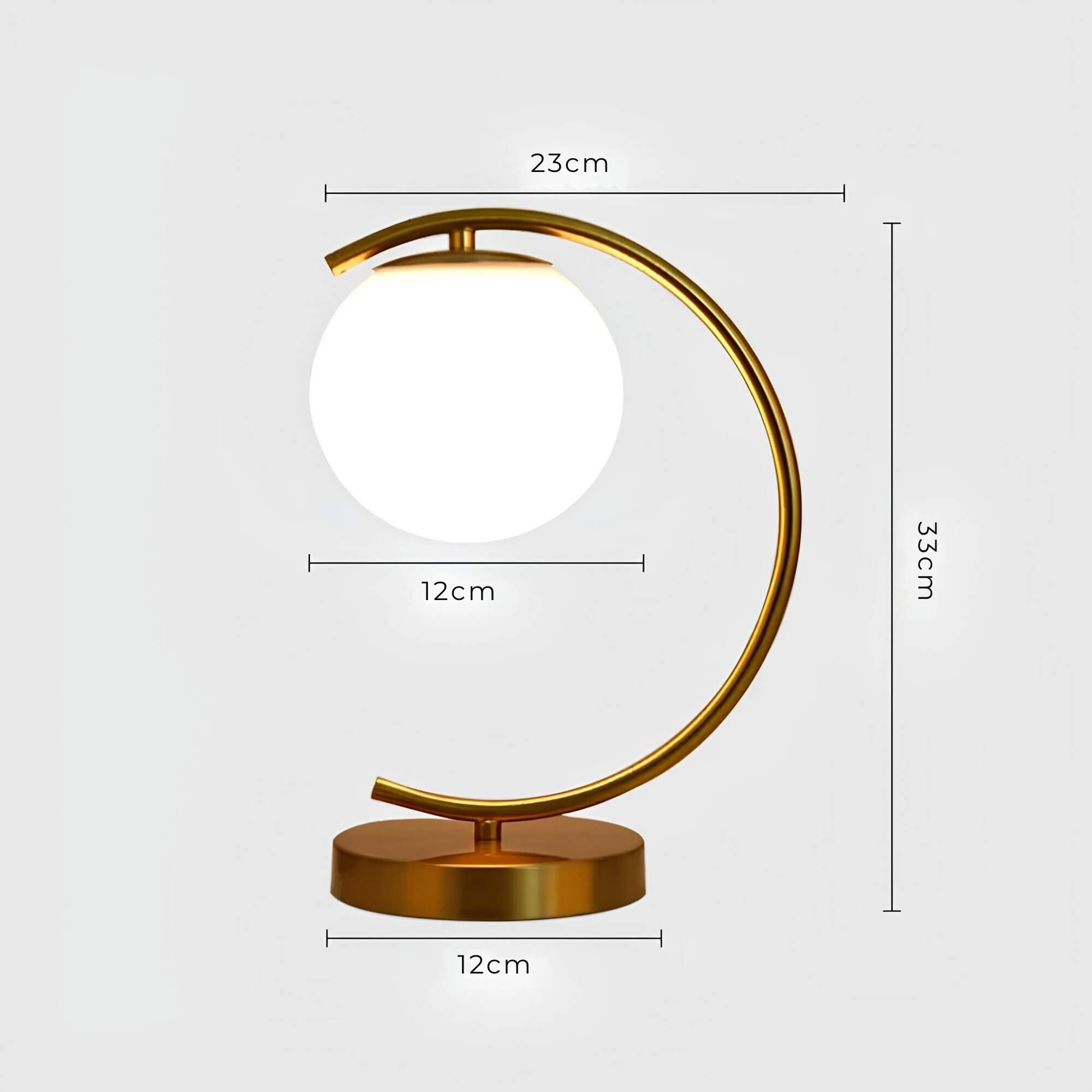 BowLift | Glass Table Lamp
