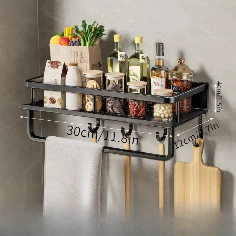 BowLift | ORGANIX RACK – Wall-Mounted Kitchen Shelf with Utensil Bar