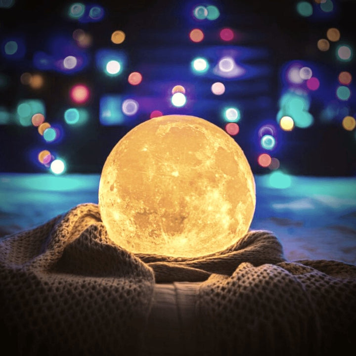 BowLift | Moon lamp - Lunar - Rechargeable - Touch control
