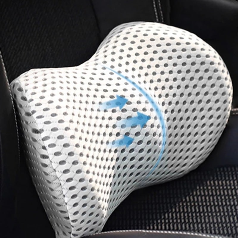 BowLift | SpineRest Orthopedic Lumbar Pillow | Ergonomic Back Support for Office, Car & Home | Removable Cover