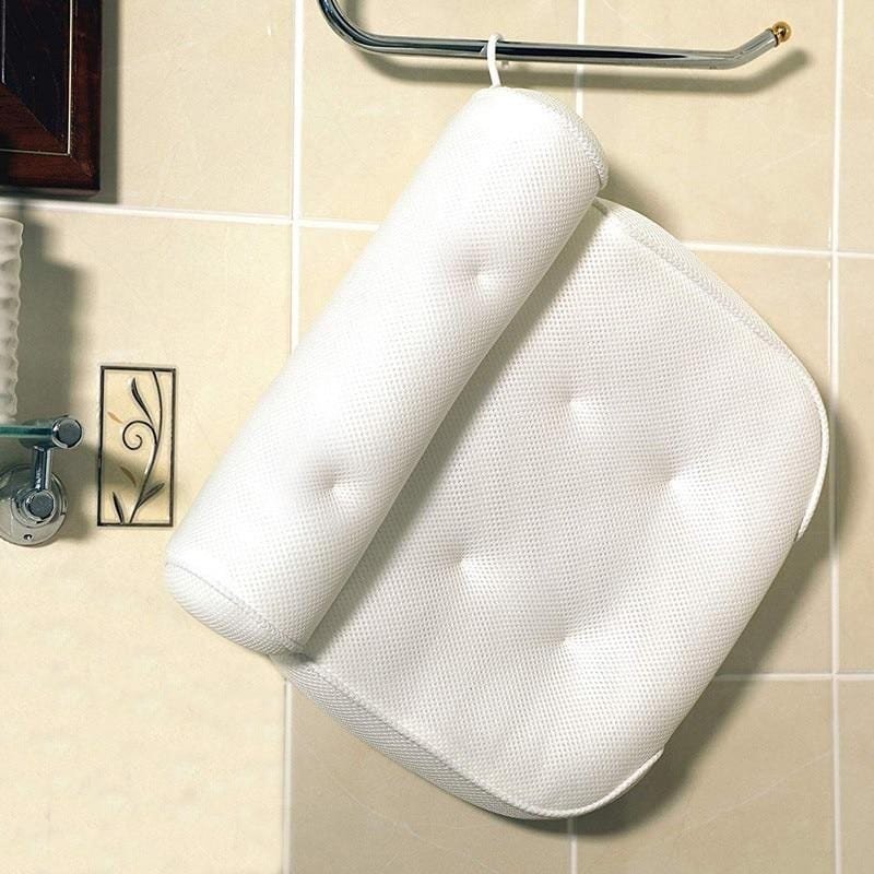 BowLift | Orthopedic Bathtub Pillow - Breathable Bathtub Headrest Pillow made of 3D Mesh Fabric with Suction Cups