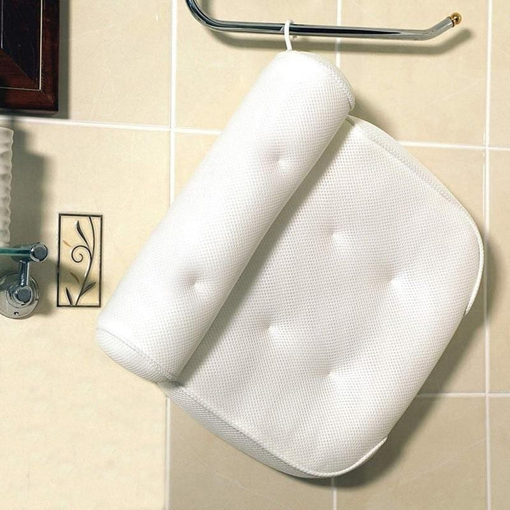 BowLift | Orthopedic Bathtub Pillow - Breathable Bathtub Headrest Pillow made of 3D Mesh Fabric with Suction Cups