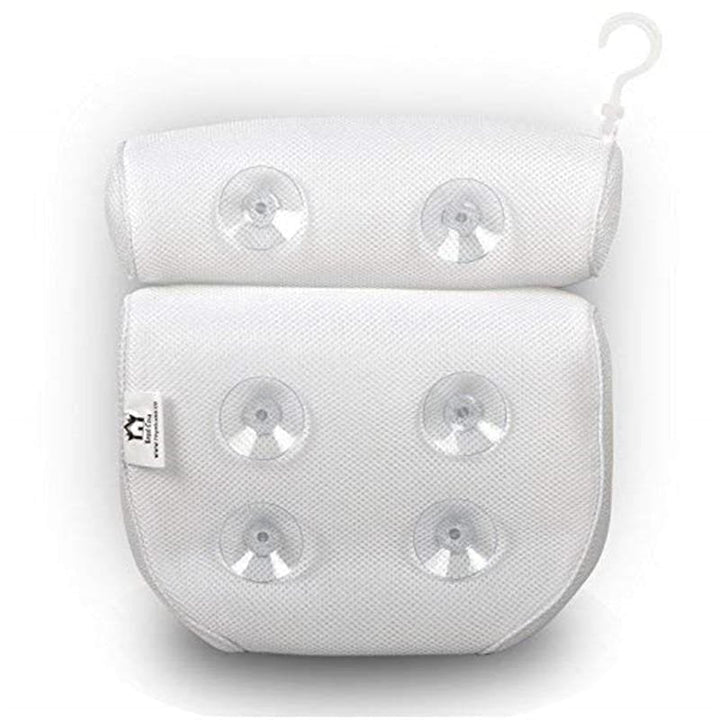 BowLift | Orthopedic Bathtub Pillow - Breathable Bathtub Headrest Pillow made of 3D Mesh Fabric with Suction Cups