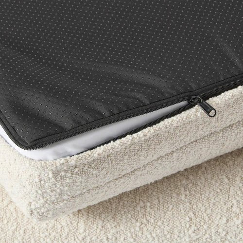BowLift | Orthopedic Dog Cushion with Bouclé Cover – Memory Foam and Washable