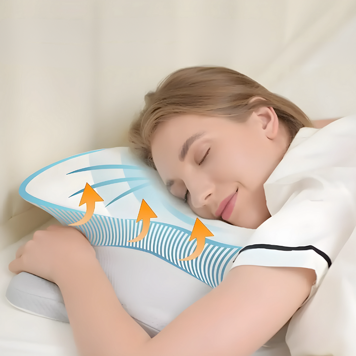BowLift | OrthoSleep 3D Pillow | Comfortable Ergonomic Support | Breathable Hypoallergenic