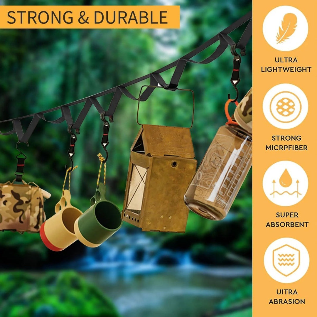 BowLift | Outdoor Gear Rope – Adjustable Hanging Lanyard for Camping & Hiking