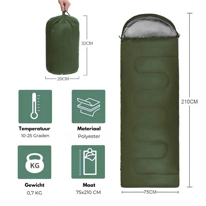 BowLift | Outdoor Sleeping Bag for Chilly Nights - AdventureSleeper