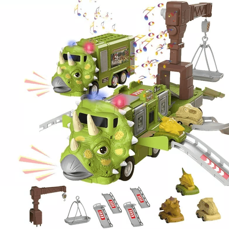 BowLift | Dino Truck Toy Exciting transport missions with a storage function