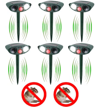 BowLift | Ultrasonic Chipmunk Repeller - Solar Powered - Get Rid of Chipmunks in 48 Hours