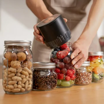 BowLift | Electric Mason Jar Vacuum Sealer Kit | Cordless & Efficient Vacuum System for Mason Jars – Easy Food Preservation