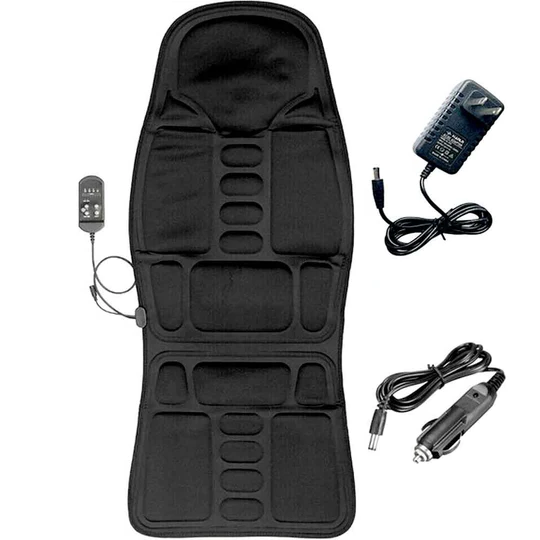 BowLift | 8 Mode Massage Seat Cushion with Heated Back-Neck Pillow for Car & Home
