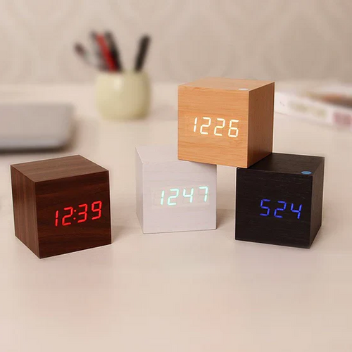 BowLift | Modern Digital Wood Clock