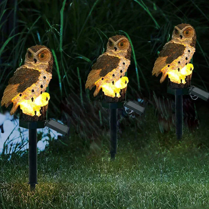 BowLift | OwlGlow Solar-Powered Garden Lamp